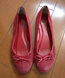 赤バレエシューズ(バレエシューズ)