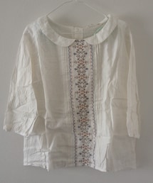 Samansa Mos2 | エヘカ刺繍入りブラウス(シャツ/ブラウス)