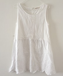 Samansa Mos2 | 裾レースタンクトップ(タンクトップ)