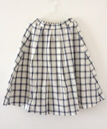 Crisp | ネイビーチェックスカート(スカート)