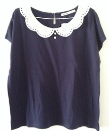 Samansa Mos2 | 襟付きカットソー(Tシャツ/カットソー)