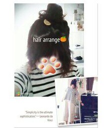 Handmade | ヘアアレンジ💖(ヘアゴム)