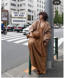 ETRE TOKYO | リネンボリュームマキシワンピース(ワンピース)