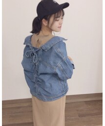 後ろ | デニムジャケット