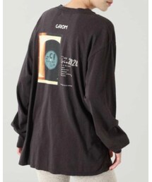 ROSE BUD | バックフォトプリントロンT(Tシャツ/カットソー)