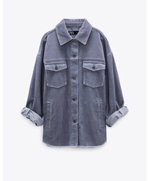 ZARA | コーデュロイシャツジャケット(その他アウター)