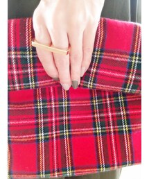 CRY. | チェッククラッチ(クラッチバッグ)