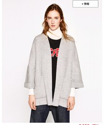 ZARA | ノーカラージャケット