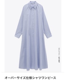 ZARA | シャツワンピース