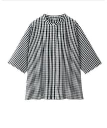 無印良品 | 新疆綿ブロード五分袖ブラウス(シャツ/ブラウス)