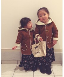 お外にはムートンで♡ | まだまだ寒い寒い(´･Д･)」(その他)