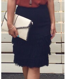 reca | サマーニットフリンジスカート(スカート)