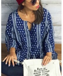 reca | とろみ素材フレア袖プルオーバー(Tシャツ/カットソー)