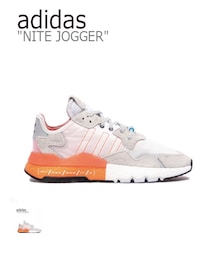 adidas | アディダス スニーカー adidas メンズ NITE JOGGER ナイトジョガー WHITE ORANGE ホワイト オレンジ EH0249 シューズ 31,300円(税込)(スニーカー)