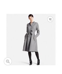 UNIQLO | フランネルシャツワンピース(シャツワンピース)