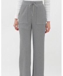 GU | リブワイドパンツ(パンツ)