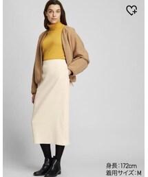 UNIQLO | リブタイトロングスカート（丈標準76-80cm）(スカート)