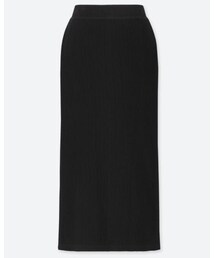 UNIQLO | リブタイトロングスカート（丈標準76-80cm）(スカート)