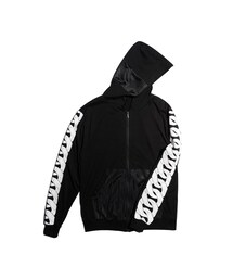 HOLLYWOOD HEARTBREAKER | HOLLYWOOD HEARTBREAKER CHAINZ FINE JERSEY ZIP HOODIE(モッズコート)