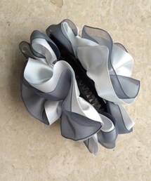 Hairartjapan ruffle banana clips white(sample)(その他ヘアアクセサリー)