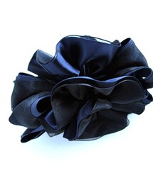 hairartjapan | Hairartjapan ruffle banana clip "navy"(その他ヘアアクセサリー)