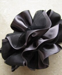 hairartjapan | Ruffle banana clip "チャコールグレイ"(その他ヘアアクセサリー)