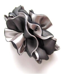 hairartjapan | Ruffle banana clip "gray"(その他ヘアアクセサリー)