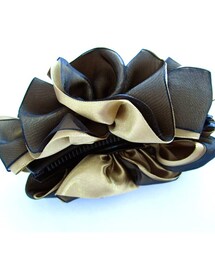 hairartjapan  | Ruffle banana clip "khaki"(その他ヘアアクセサリー)