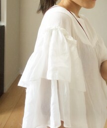 Darkvictory | レイヤードフリルチュニック(シャツ/ブラウス)