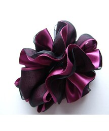 hairartjapan | Ruffle banana clip "wine"(その他ヘアアクセサリー)