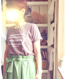 many drops. | Tシャツ/カットソー