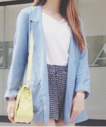 LOWRYS FARM | 藍色西裝外套(スーツジャケット)