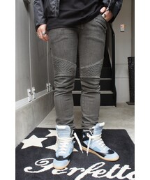 BALMAIN | BALMAIN　バイカースキニーデニム(デニムパンツ)