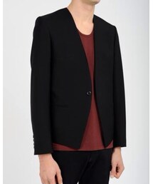 LAD MUSICIAN | COLLARLESS JACKET(ノーカラージャケット)