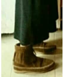 no brand | フリンジ(ブーツ)