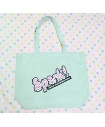 Spank! | ＳＰＡＮＫ！オリジナルロゴバッグ（ミント×ラベンダー）(トートバッグ)