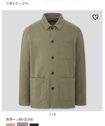 UNIQLO | ウォッシュジャージーワークジャケット(カバーオール)