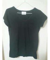 coca（ANDEX shoes product） | ポケット付きVネック無地シャツ(トップス)