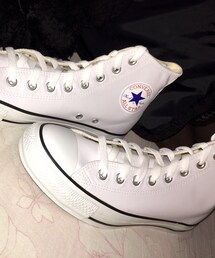 CONVERSE | CONVERSE ALL STARの白いハイカットスニーカー
(スニーカー)