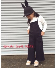 @mao_look_kids | サロペット/オーバーオール