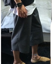 UNIQLO | ユニクロの値下げ商品で500円のレディースのワイドパンツをリメイクしました！(パンツ)