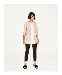 ZARA | Zara ロングブレザー(テーラードジャケット)