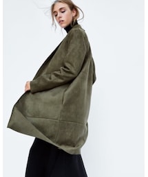 ZARA | ZARA fake leather jacket (ジャケット/アウター)