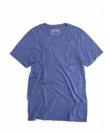 SAVE KHAKI UNITED | INDIGO CREWNECK TEE(Tシャツ/カットソー)