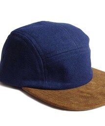 EBBETS FIELD FLANNEL | SUEDE VISOR 5PANEL CAP NAVY(キャップ)