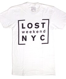 LOST WEEKEND NYC S/S LOGO TEE (Tシャツ/カットソー)