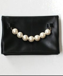 note et silence  | BIGパールクラッチ(クラッチバッグ)