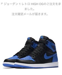 NIKE | エアジョーダン1レトロハイOG「ROYAL」(スニーカー)