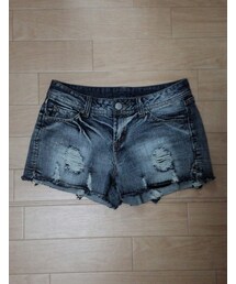REPUBLIC | ダメージデニムショートパンツ(デニムパンツ)