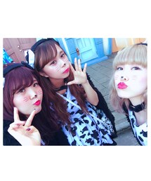 メイク💋 | 鼻とヒゲにキラキラメイク💖そして赤リップ💄(その他)